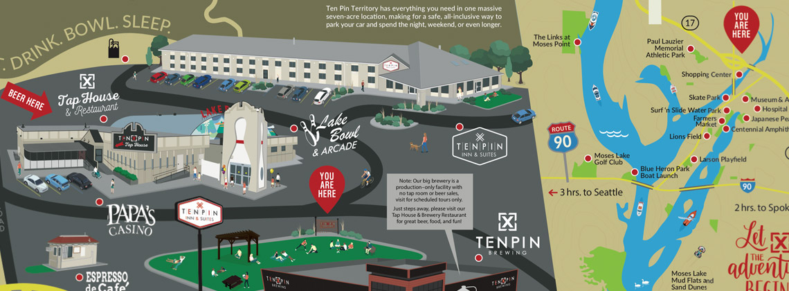 Ten Pin Territory Adventure Map