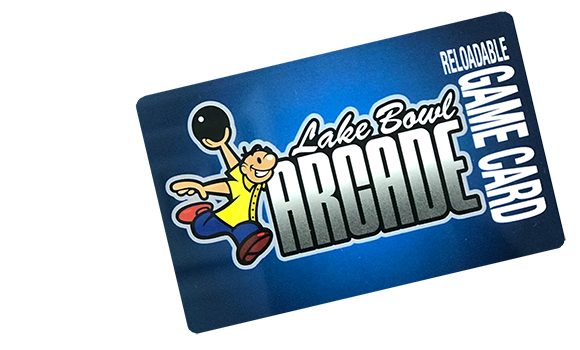 Reloadable Lake Bowl Arcade Game Card